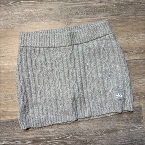 Alo Yoga Cable Knit Skirt - Grey